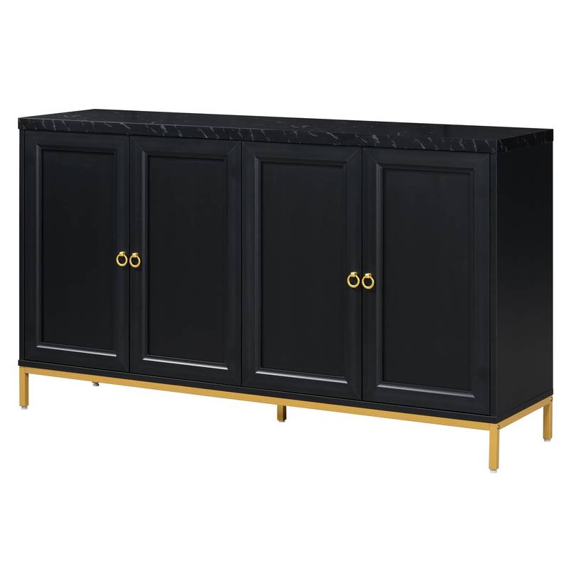Stylish Black Sideboard with Ample Storage