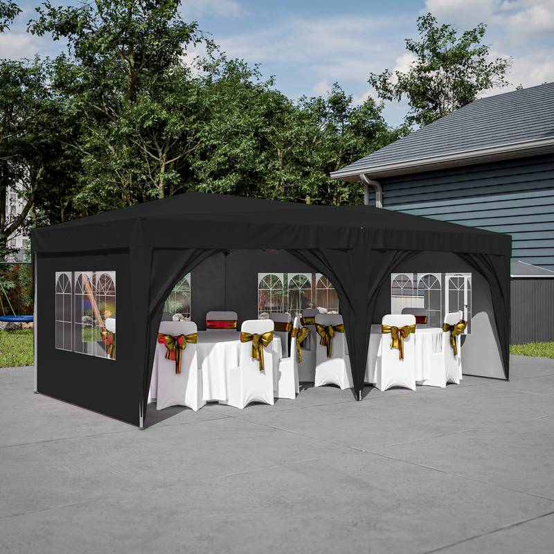 Ultimate Pop-Up Canopy Tent with Sidewalls - Perfect for Parties and Events!