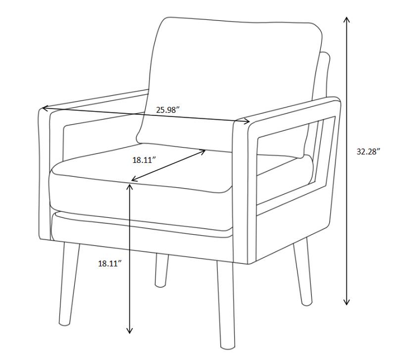Cozy Chenille Accent Chair