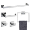 Stylish Stainless Steel Towel Bar Set