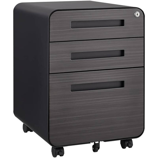 Versatile Mobile File Cabinet with Easy Glide Wheels