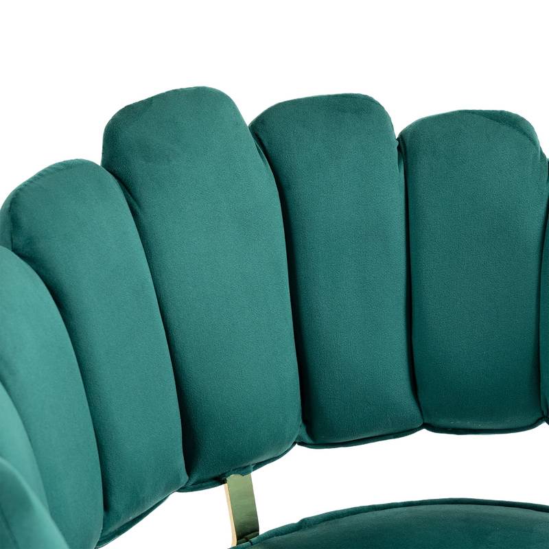 Emerald Velvet Swivel Desk Chair