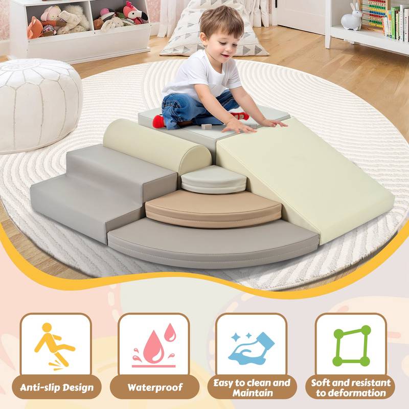 Colorful Soft Foam Climbing Fun for Toddlers