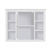 Stylish Wall-Mounted Bathroom Mirror Cabinet with Shelves