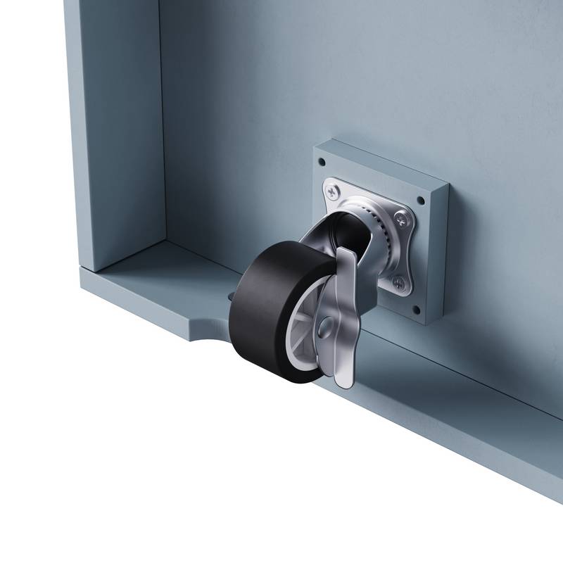 Versatile Rolling Kitchen Island with Drop Leaf & Storage