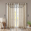 Fretwork Grommet Curtain Panel