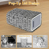 Chic Rattan Trash Can with Lid