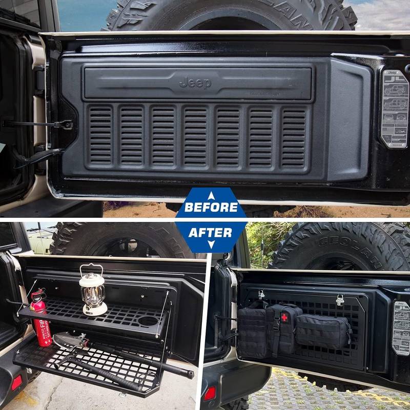 Adventure Ready Tailgate Table for Jeep Wrangler