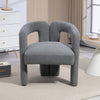Cozy Grey Teddy Dining Chair