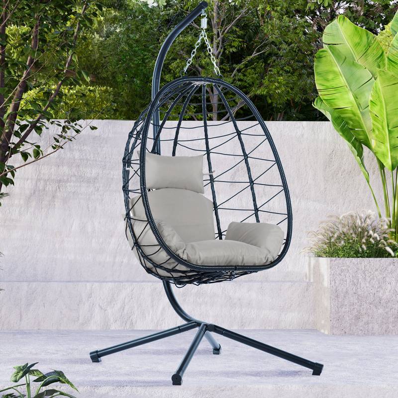 Cozy Egg Swing Chair with Stand