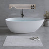 Elegant Matte White Freestanding Soaking Tub