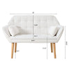 Cozy Love Seat with Pillows - Perfect for Any Space!