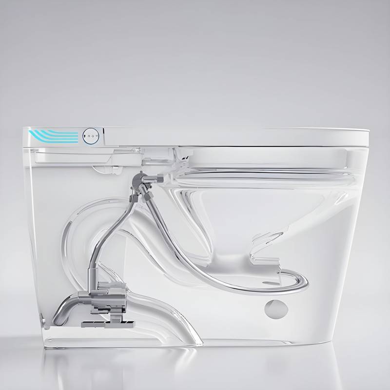 Ultimate Smart Bidet Toilet with Voice Control and Warm Air Dryer