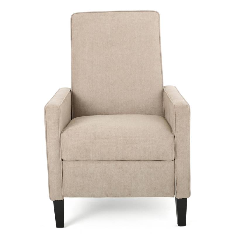 Luxe Linen Push-Back Chair