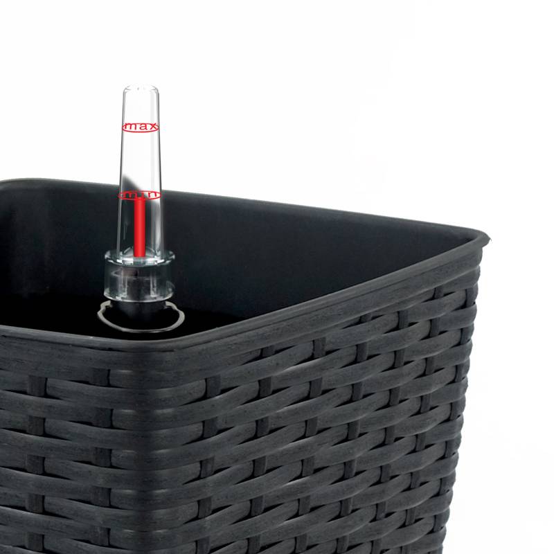 Eco-Woven Self-Watering Planters - Espresso Pair