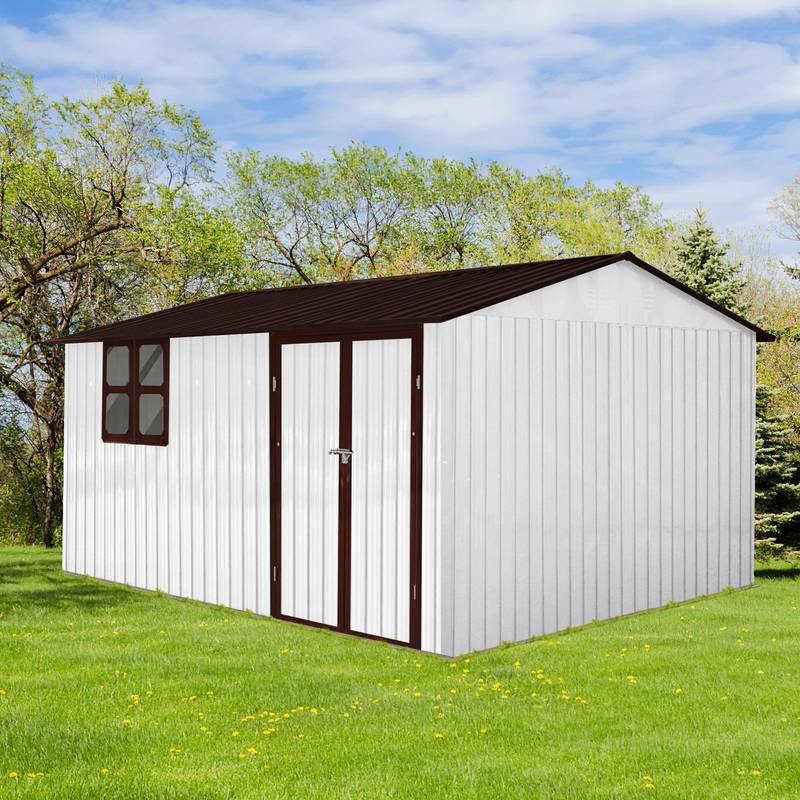 Stylish Outdoor Storage Shed with Window