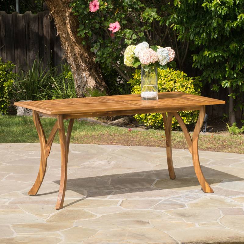 Teak Charm Outdoor Dining Table