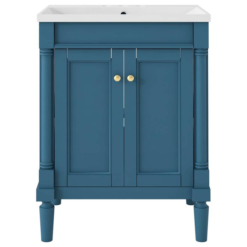 Chic Double-Tier Bathroom Vanity with Sink