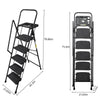SmartStep Folding Ladder with Tool Tray & Non-Slip Pedals