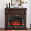 Cozy Cherry Electric Fireplace with Remote Control