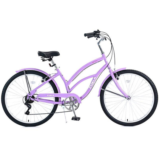 Vibrant Beach Cruiser Bike with 7 Speeds