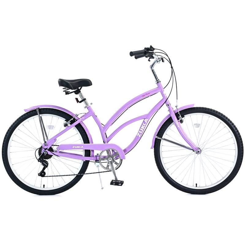 Vibrant Beach Cruiser Bike with 7 Speeds