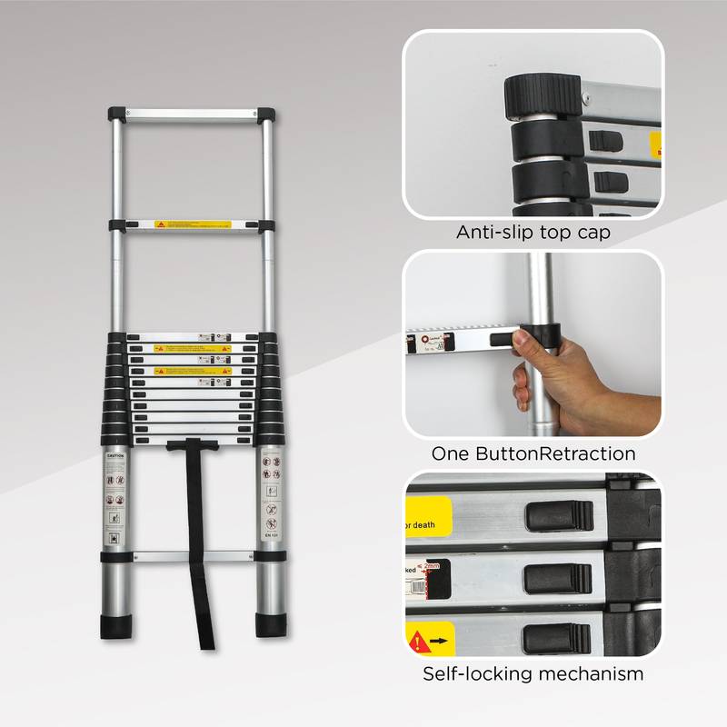 Versatile Telescopic Ladder - Easy to Extend and Carry!