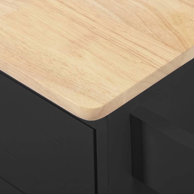 Versatile Kitchen Island with Power Outlet & Wheels