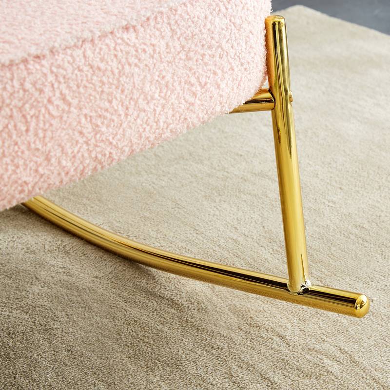 Velvet Bliss Rocking Chair