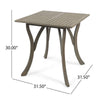 Chic Square Wood Table