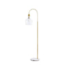 Sleek Marble Arch Floor Lamp