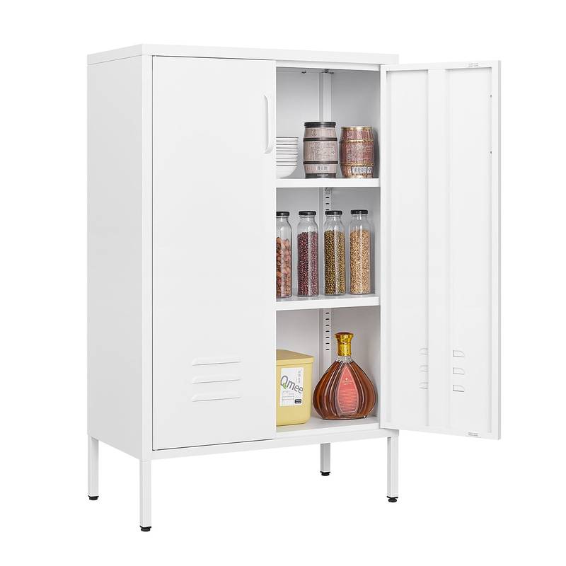 Versatile Storage Cabinet with Movable Dividers