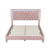 Pink Dream Bedroom Set with LED Bed and Nightstands