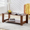 Chic Walnut Duo Coffee Table