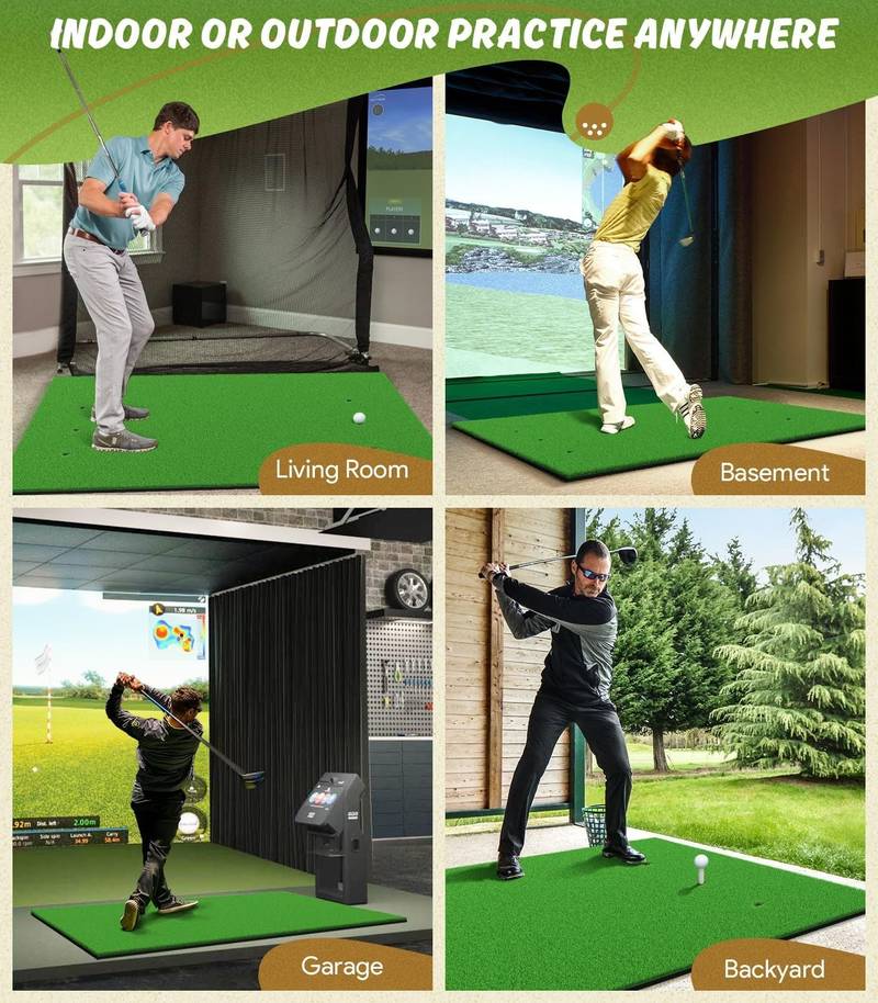 Ultimate Golf Swing Mat – Indoor/Outdoor Turf for Perfect Practice