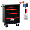 Rolling Tool Cart with Wheels - Stylish Storage for Garage and Workshop