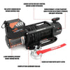PowerPull Electric Winch – Heavy-Duty Synthetic Rope for Trucks and Jeeps