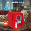 Chill & Heat Mini Fridge - Eco-Friendly Fun in Red!