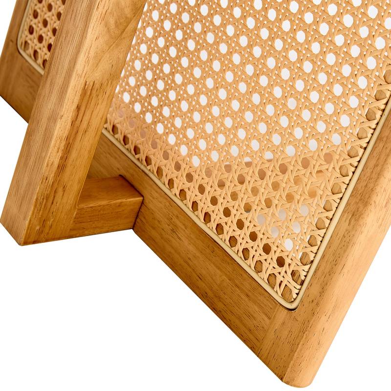 Cozy Rattan-Inspired Tea Table