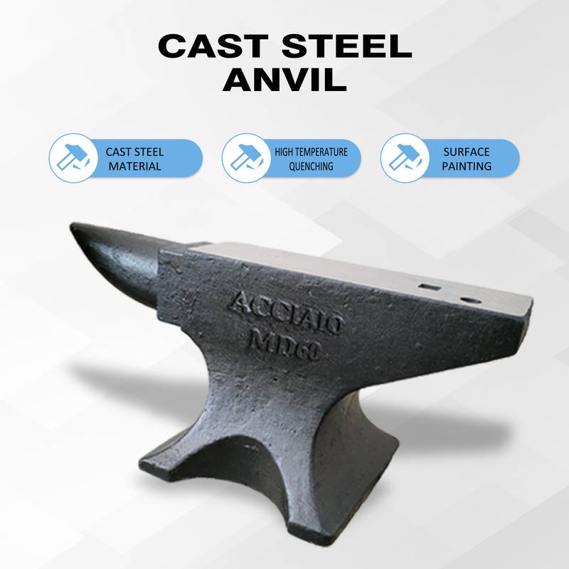 Rugged Round Horn Blacksmith Anvil