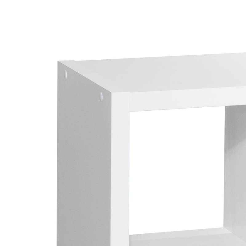 Modern White Cube Organizer: Stylish Storage for Home & Office