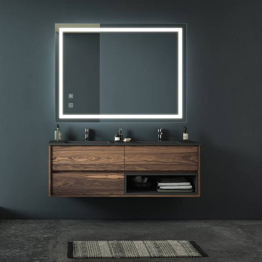 Illuminate Luxe: Dimmable LED Vanity Mirror with Anti-Fog & Versatile Control