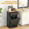 Stylish Tilt-Out Trash & Recycling Cabinet