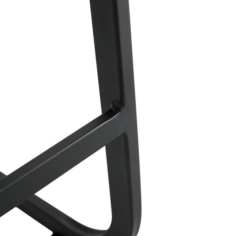 Sleek Black Barstool Duo