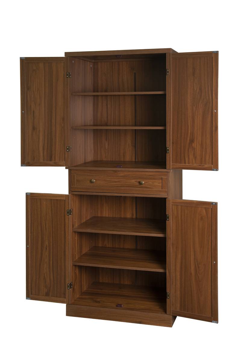 Versatile Storage Cabinet with Adjustable Shelves and Drawer