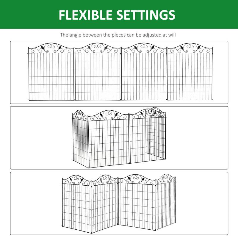 Charming Garden Border Fencing Set