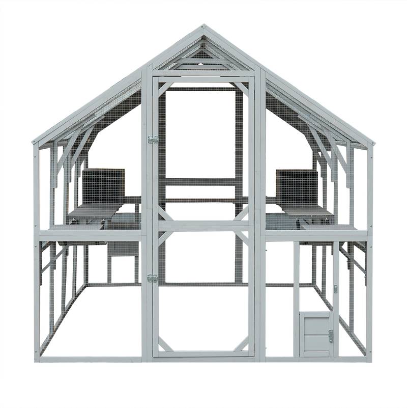 Cozy Outdoor Cat Oasis with Waterproof Roof