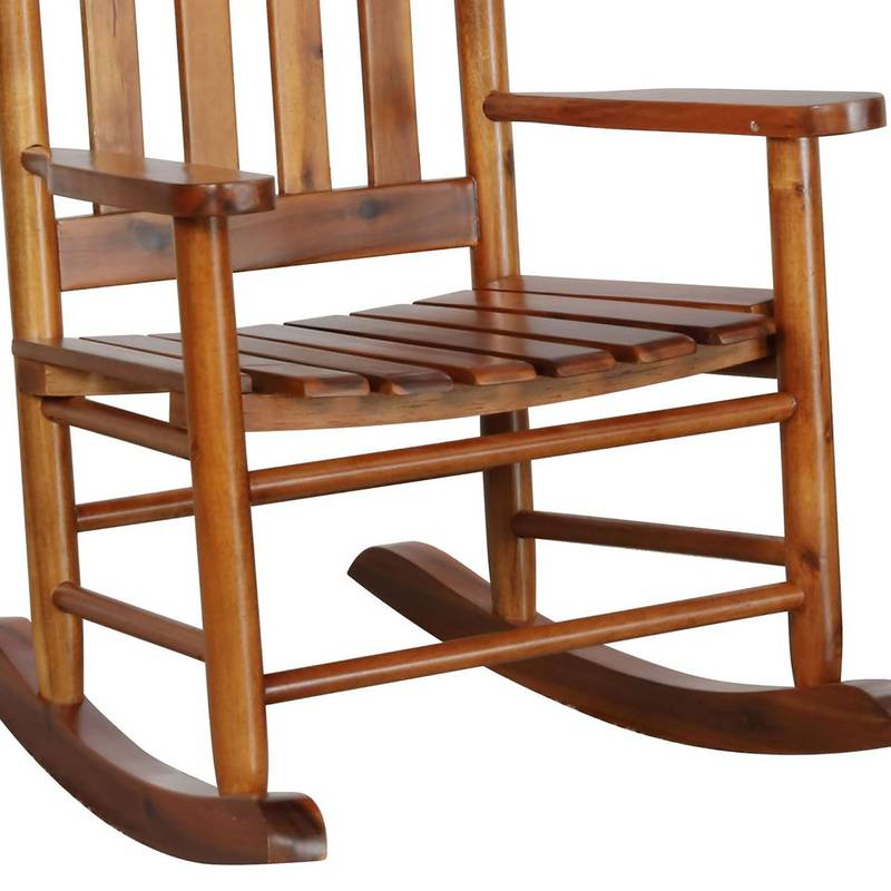 Golden Brown Kids' Rocking Chair
