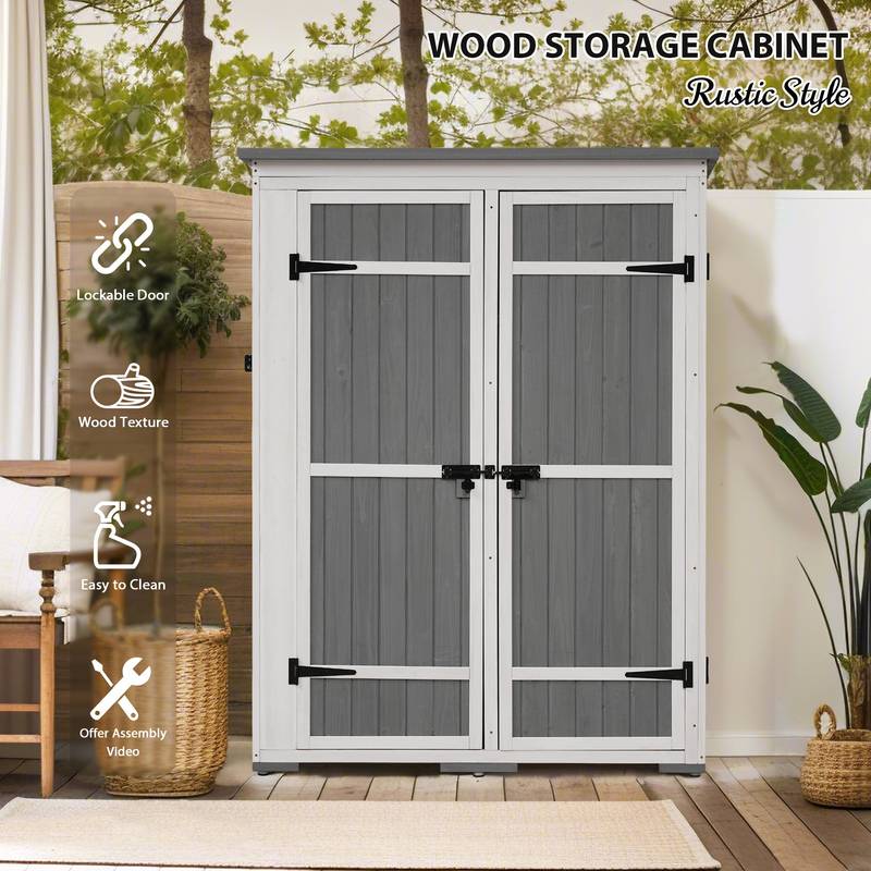 Garden Guard: Stylish Outdoor Storage Shed