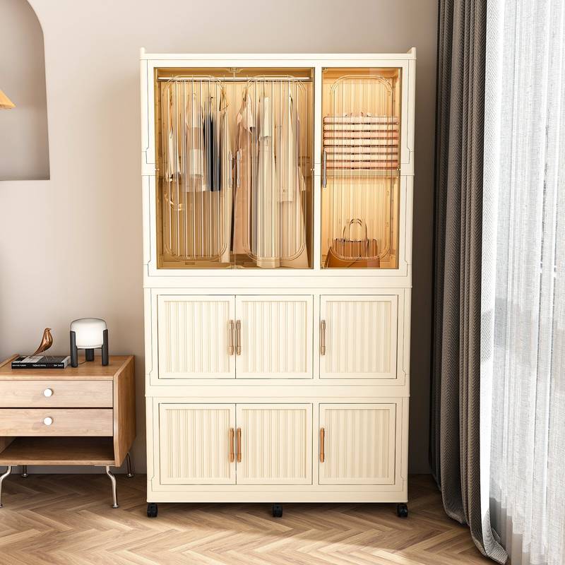 Chic Storage Closet - Portable Wardrobe Organizer